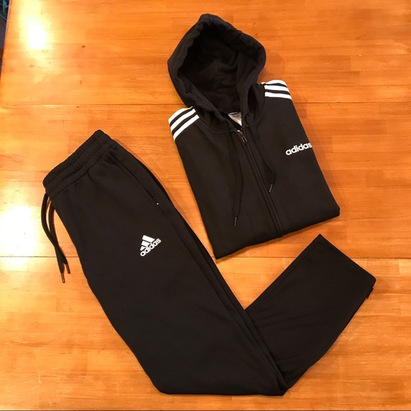 adidas joggers and hoodie